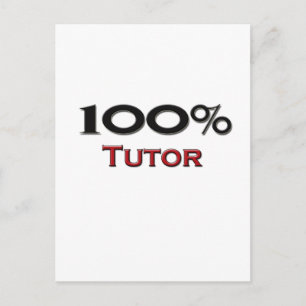 100 Prozent Tutor Postkarte