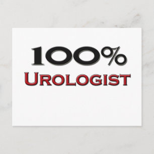 100 Prozent Urologe Postkarte