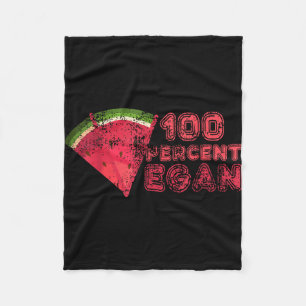 100 Prozent veganer Sommer Wassermelone Fruchtlieb Fleecedecke