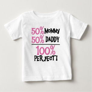 100 Prozent vervollkommnen Rosa Baby T-shirt