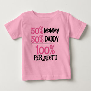 100 Prozent vervollkommnen Rosa Baby T-shirt