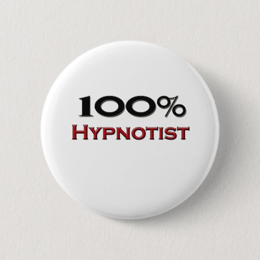 100 ProzentHypnotist Button (Vorderseite)