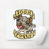 100 % Pugly Mousepad (Mit Mouse)