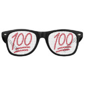 100 Punkte Emoji-Party-Sonnenbrille Partybrille (Vorderseite)