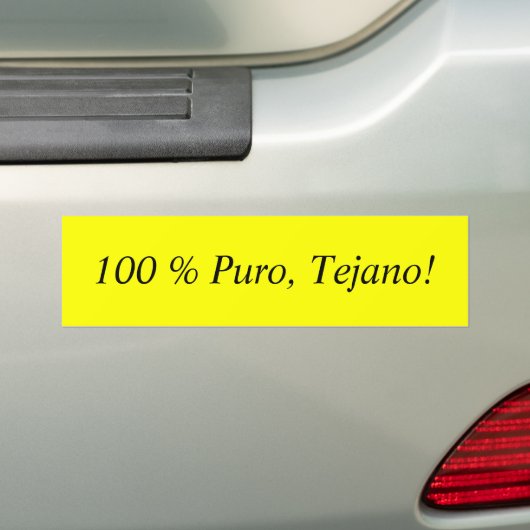 100% Puro, Tejano! Autoaufkleber (Auf Auto)