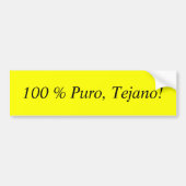 100% Puro, Tejano! Autoaufkleber (Vorne)