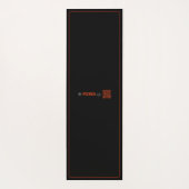 100 Push-up Challenge Yoga Mat Yogamatte (Rückseite)