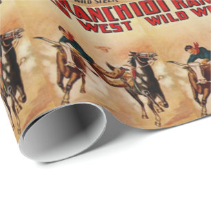 100 Ranch-wilder Westrodeo-Plakat-Druck Geschenkpapier
