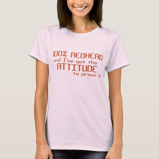100 % Redhead-T - Shirt (Vorderseite)