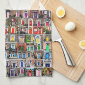 100 Regenbogentüren von Dublin Küchentuch (Viertel Falte)