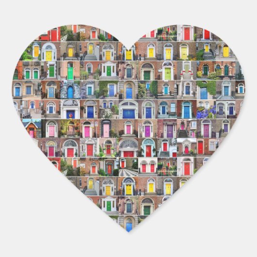 100 Regenbogentüren von Dublin Stickers (Vorderseite)