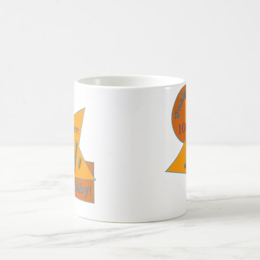 100% reine Freude! Tasse (Mittel)