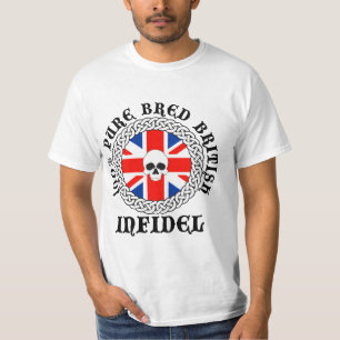 100% reiner gezüchteter britischer Ungläubiger T-Shirt