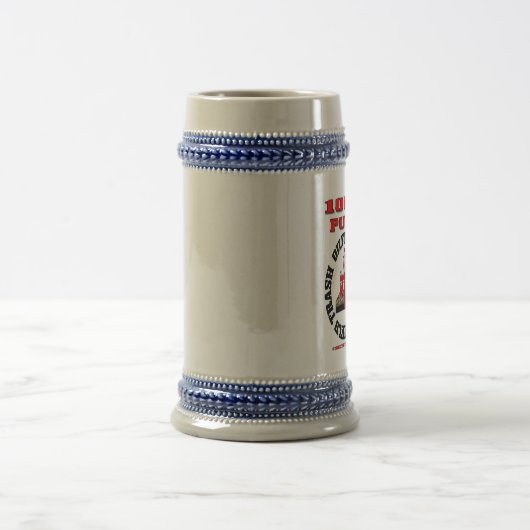 100% reiner Ölfeld-Abfall, Ölplattform-Bier Stein, Bierglas (Mittel)