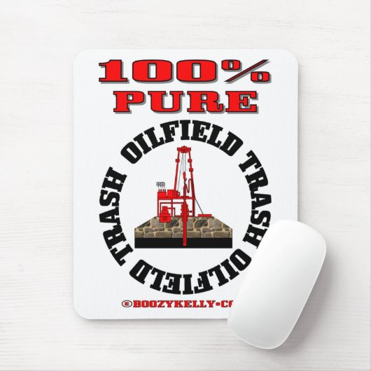 100% reiner Ölfeld-Abfall, Ölplattform Mousepad, Mousepad (Mit Mouse)