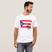 100% reines Boricua T-Shirt (Vorne ganz)