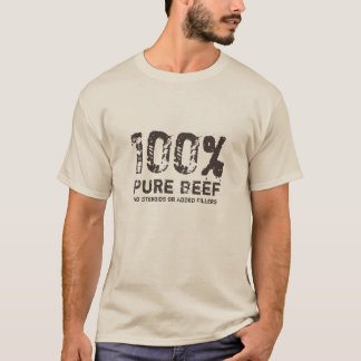 100% reines Rindfleisch T-Shirt