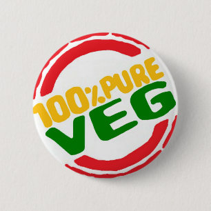100% Reines Veg Button