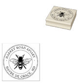 100% Reinheit aus Bienen Apiary Briefmarke Heraldi Gummistempel (Stempel)