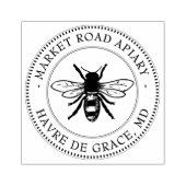100% Reinheit aus Bienen Apiary Briefmarke Heraldi Gummistempel (Prägung)