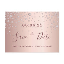 100. Rose Golddiamanten Save the Date