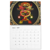 [100] Rote und Gelbe Drachen Kalender (Mär 2027)