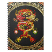 [100] Rote und Gelbe Drachen Notizblock (Vorderseite)