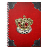 [100] Royal Crown [Fur+Gold][Red] Notizblock (Vorderseite)