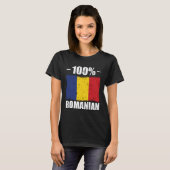100 % Rumänen| Rumänien T-Shirt (Vorne ganz)