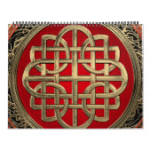 [100] Sacred Celtic Gold Knot Cross Kalender (Titelbild)
