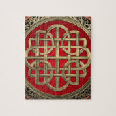 [100] Sacred Celtic Gold Knot Cross Puzzle (Vertikal)