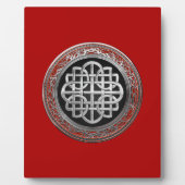 [100] Sacred Celtic Silver Knot Cross Fotoplatte (Vorderseite)
