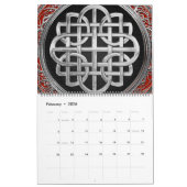 [100] Sacred Celtic Silver Knot Cross Kalender (Feb 2026)