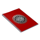 [100] Sacred Celtic Silver Knot Cross Notizblock (Rechte Seite)