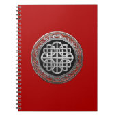 [100] Sacred Celtic Silver Knot Cross Notizblock (Vorderseite)