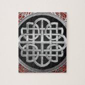 [100] Sacred Celtic Silver Knot Cross Puzzle (Vertikal)