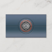 [100] Sacred Celtic Silver Knot Cross Visitenkarte (Vorderseite)