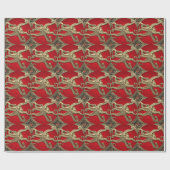 [100] Sacred Gold Octopus in Defensive Posture Geschenkpapier (Flach)
