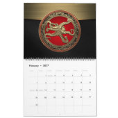 [100] Sacred Gold Octopus in Defensive Posture Kalender (Feb 2027)