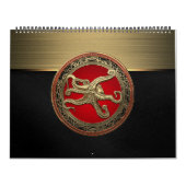 [100] Sacred Gold Octopus in Defensive Posture Kalender (Titelbild)