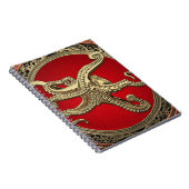 [100] Sacred Gold Octopus in Defensive Posture Notizblock (Rechte Seite)