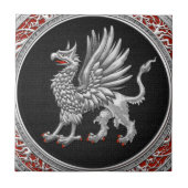 [100] Sacred Silver Griffin Fliese (Vorderseite)