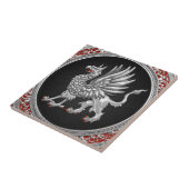 [100] Sacred Silver Griffin Fliese (Seite)