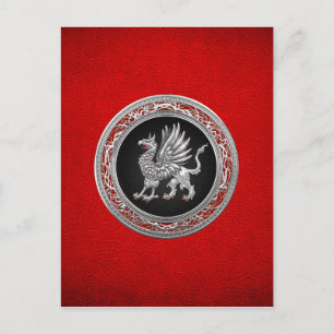 [100] Sacred Silver Griffin Postkarte