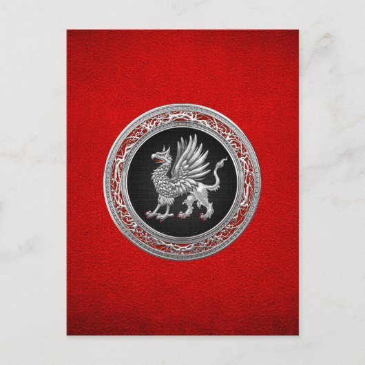 [100] Sacred Silver Griffin Postkarte (Vorderseite)