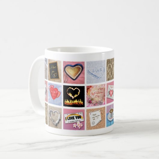 100 sagt, ich Liebe Sie Tasse (Vorderseite Links)