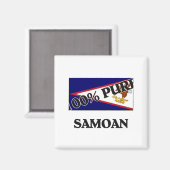 100 % SAMOAN MAGNET (Vorderseite/Rückseite)