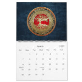 [100] Schatzkammer: Keltischer Baum [Gold] Kalender (Mär 2027)