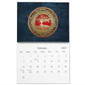 [100] Schatzkammer: Keltischer Baum [Gold] Kalender (Feb 2027)