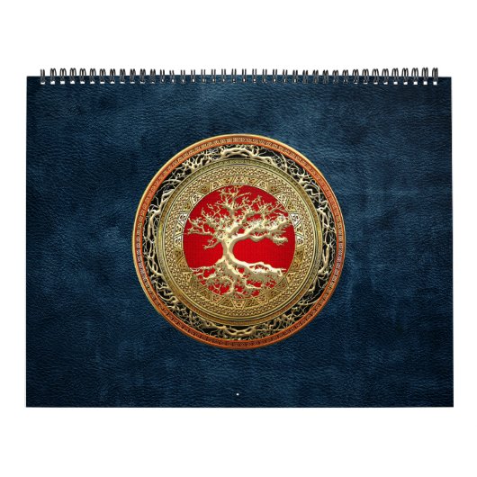 [100] Schatzkammer: Keltischer Baum [Gold] Kalender (Titelbild)
